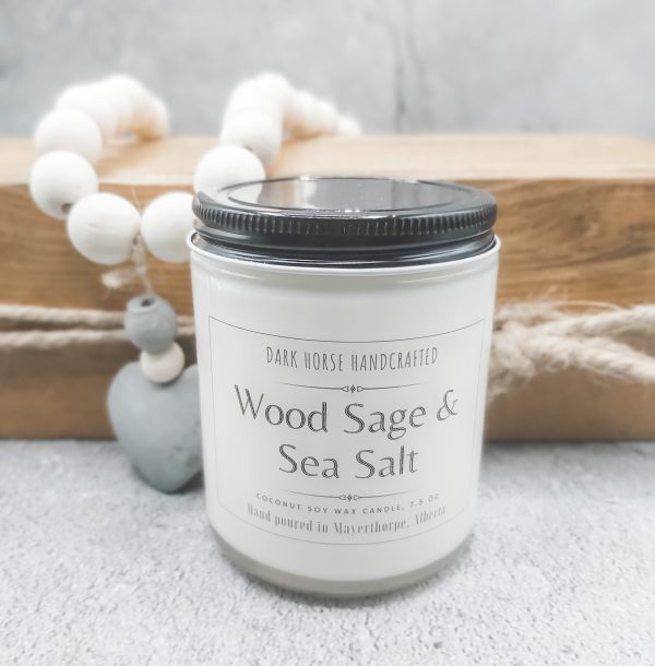 Wood Sage & Sea Salt - Scented Soy Candle