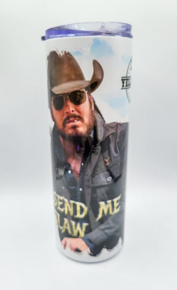 Yellowstone - Lord, Send me an Outlaw Tumbler - 20 oz