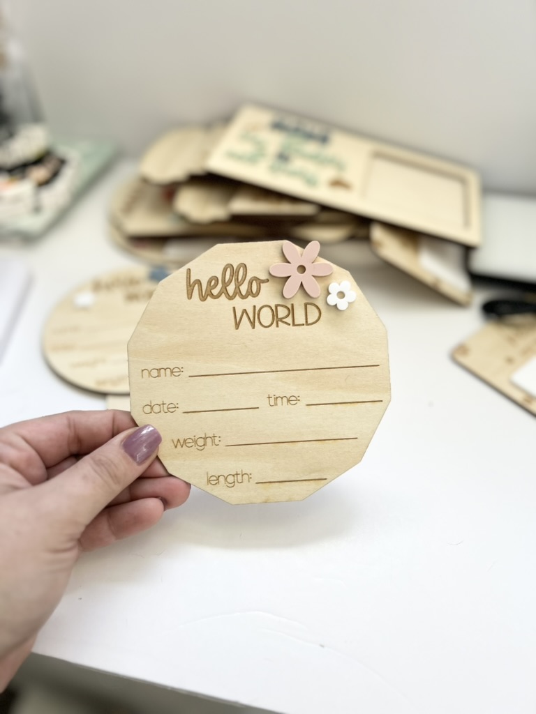 Hello World Birth Announcement - Personalized
