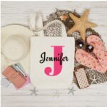 Modern Personalized Cotton Tote Bag