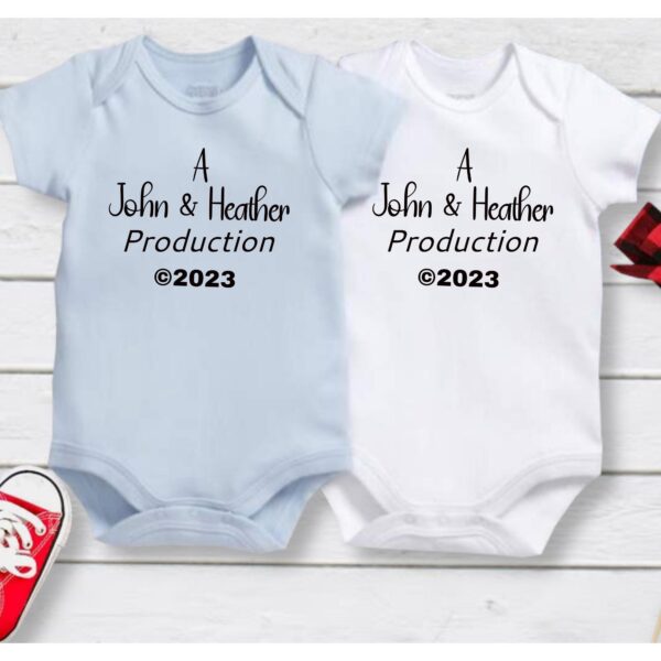 Personalized Name Announcement Onesie® Baby Gift