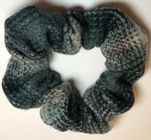 Wool Scrunchies - Green Plaid