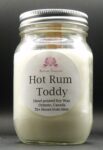 Hot Rum Toddy Soy Wax Candle - Mason Jar 80+ Hours Burn Time - Wooden Wick