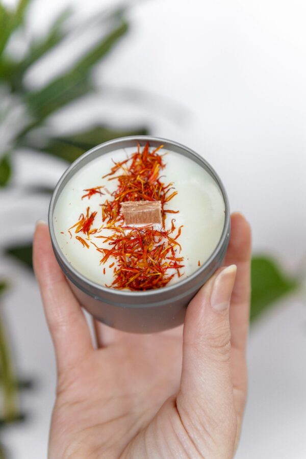 Natural Lavender Candles Trio