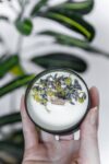 Natural Lavender Candles Trio