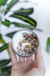 Natural Lavender Candles Trio