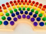 Rainbow Color Sorting Board Set w/Flashcards