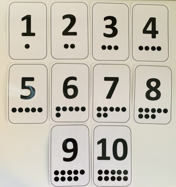 Number Flashcards Set 1-10
