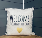 Welcome To Our Beautiful Chaos. Pillow Cover.