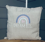 Dream Big. Pillow Cover.