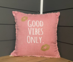 Good Vibes Only. Pillow Cover.