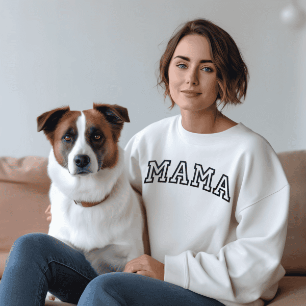 Embroidered Mama Sweatshirt