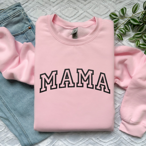 Embroidered Mama Sweatshirt