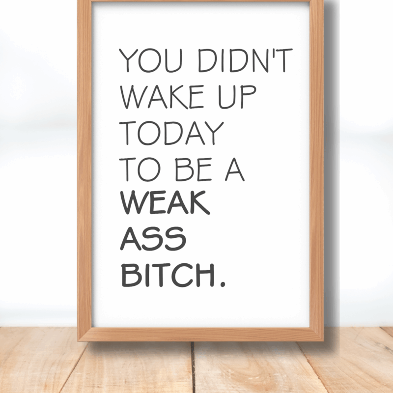 Motivational Wood Sign