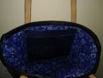 Handmade Leather tote bag - Royal blue