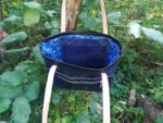 Handmade Leather tote bag - Royal blue