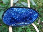 Handmade Leather tote bag - Royal blue