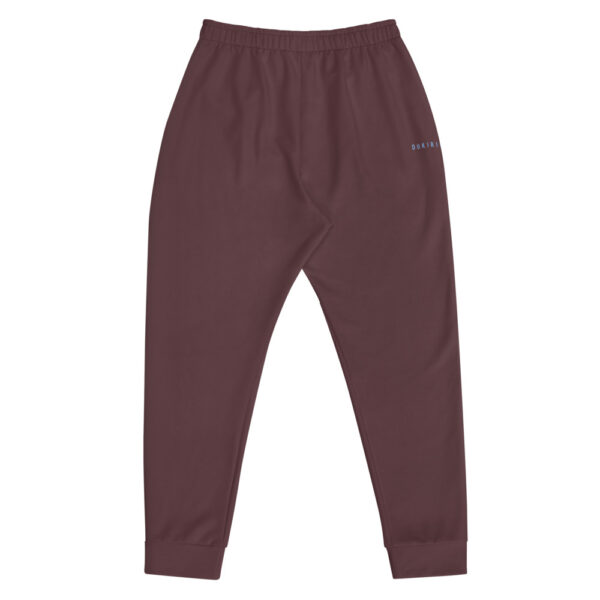 Slim-fit Men's Brown Joggers-brushed fleece