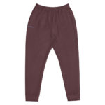 Slim-fit Men's Brown Joggers-brushed fleece