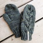Delta Cable Mittens