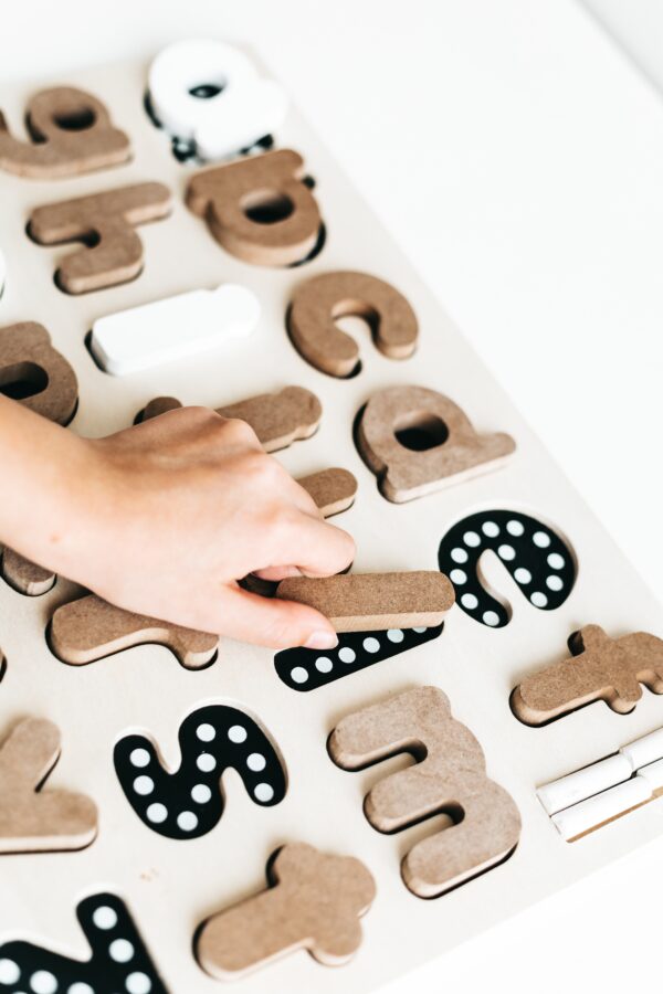 Lowercase Chalkboard Puzzle