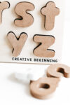 Lowercase Chalkboard Puzzle