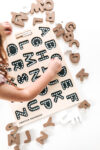Alphabet Uppercase Chalkboard Puzzle