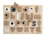 Lowercase Chalkboard Puzzle