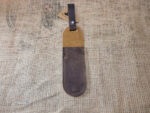 Leather Carpenter Pencil holder belt dark brown