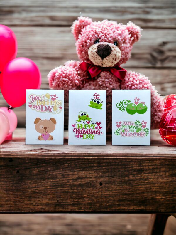 Seed Packages - Valentine's Day Gift for Kids - Includes Poppy Seeds