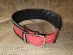 Hand made leather dog collar