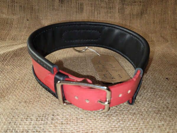 Hand made leather dog collar