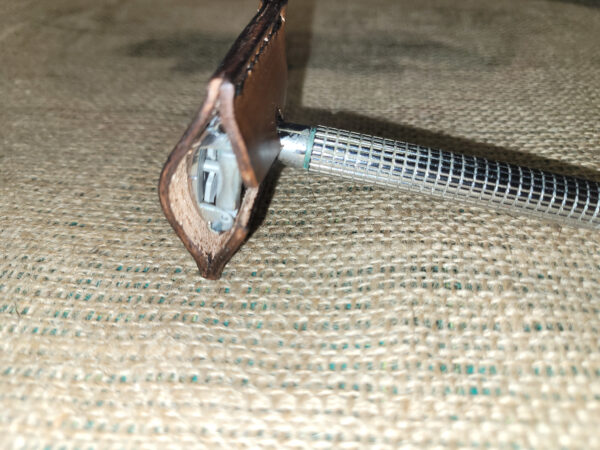 Handmade Leather Safety Razor Case