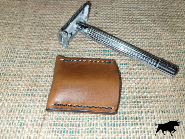 Handmade Leather Safety Razor Case