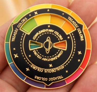 Needle Minder - Colour Wheel (Black face)
