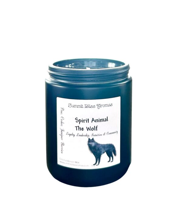 Spirit Animal Wolf Candle