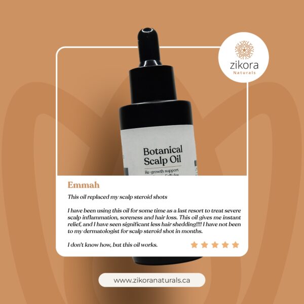 Botanical Scalp/Hair Oil (Natural DHT- Blocker & Anti-bacterial)