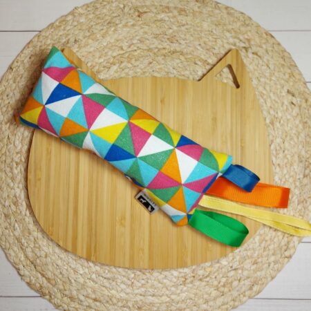 Geometric Print Catnip Super Kicker Cat Toy