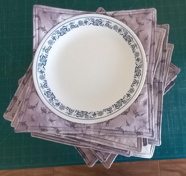 Masculine Deer Dinner Plate Cozies