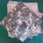 Masculine Deer Dinner Plate Cozies