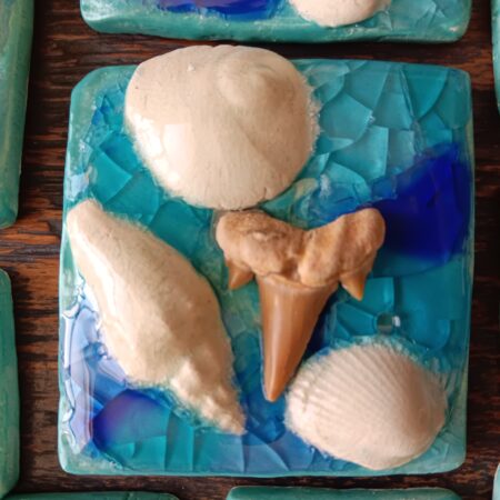 Set 39 Mosaic Tiles Ceramic & Glass