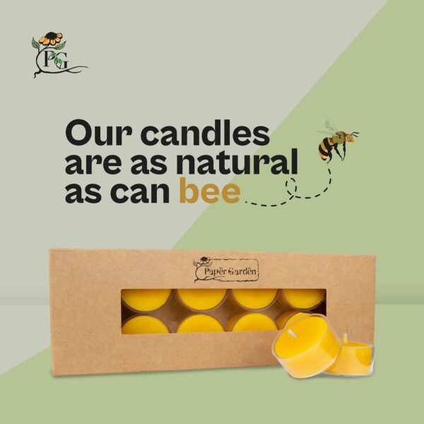 Box of 12 Beeswax Tealights