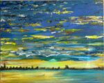Across The Field- 18x24 Acrylic on Canvas- Original Canadian Landscape