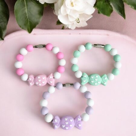 Candy Beaded ID Charm for Water Bottles, Backpacks and Tumbler Handles