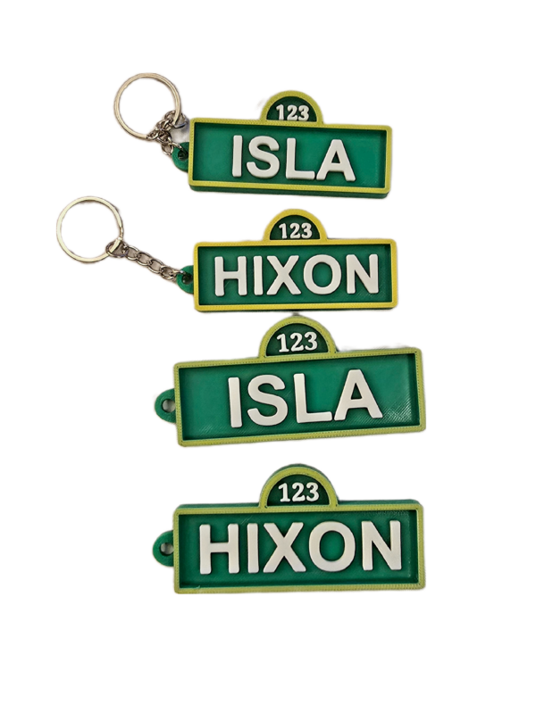 Custom 3D Printed Themed Keychains | Precision-Crafted by Mic-Bot 3D Shop | Free Shipping