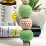 Green Beaded Aromatherapy Diffuser – Scent Chain for Car & Home