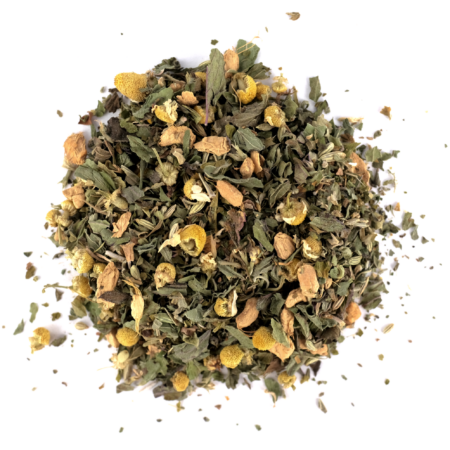 Loose Leaf Organic Happy Gut Herbal Tea made by Flourish Apothecary of Victoria, BC