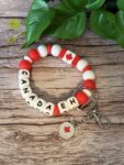 Canada Wristlet Keychain
