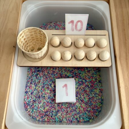 Ten Frame Set - Wooden Balls