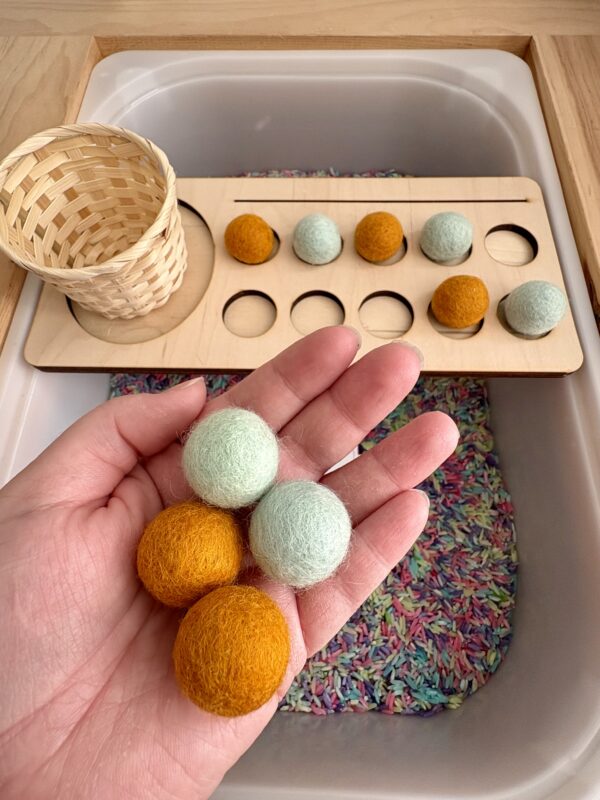 Ten Frame Set - Felt Balls